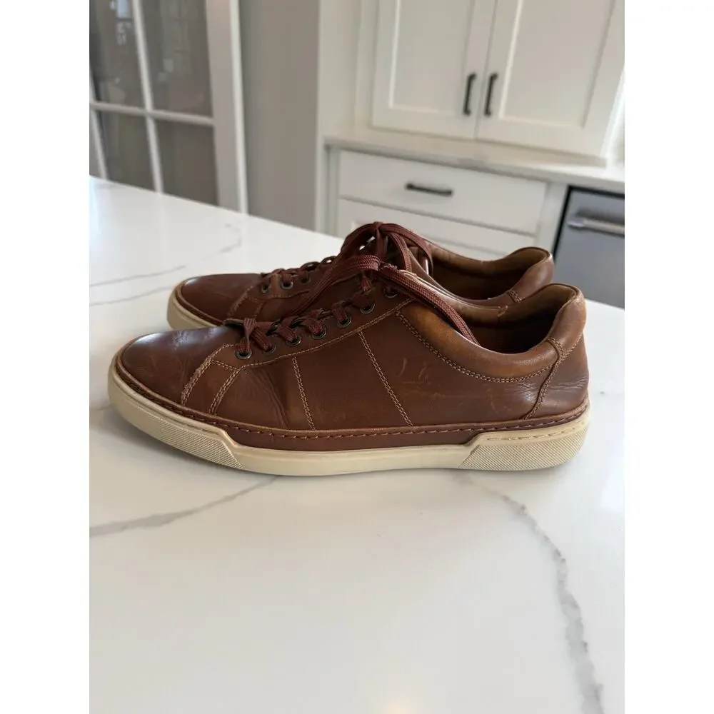 Allen Edmonds PORTER CITY Casual Derby Sneakers Sz 11 Width D Chili Leather